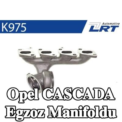 LRT Montaj parçaları ile egzoz manifoldu — Opel Cascada