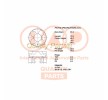 IAP QUALITY PARTS Piston segmanlı piston — Mitsubishi L200 (4)