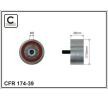 CAFFARO Saptırma / kılavuz kasnağı, V-ribbed belt Outer Diameter: 51mm — Renault Sport Spider (4)