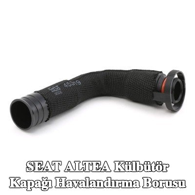 FEBI BILSTEIN Silindir kafası külbütör kapağı havalandırma borusu, Üst, hızlı bağlantı elemanlı — SEAT Altea