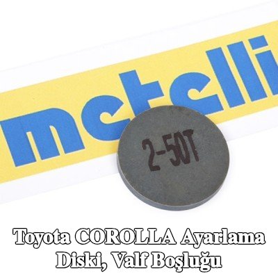 METELLI Ayarlama Diski, valf boşluğu — 1992 Toyota Corolla