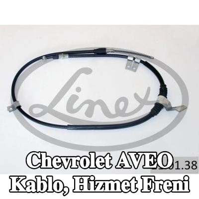 LINEX Kablo, hizmet freni — Chevrolet Aveo