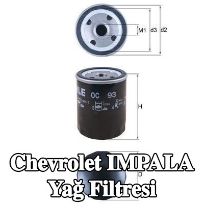 MAHLE Yağ filtresi — 1995 Chevrolet Impala