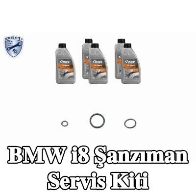 VAICO Standart yağ değişimi için gerekli yağ miktarı ile birlikte şanzıman servis kiti, conta halkası ile — BMW i8