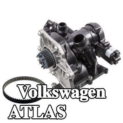 FEBI BILSTEIN مضخة مياه مزودة بثرموستات مدمج, مع حزام, مع برغي — Volkswagen Atlas