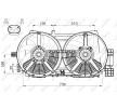 NRF Fan, radyatör 385mm, radyatör fan kapağı — Renault Avantime (3)