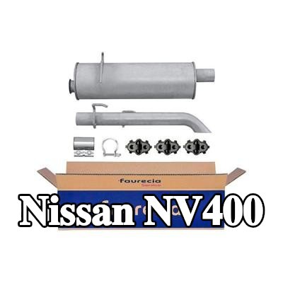 HELLA كاتم الصوت الخلفي الخلفي, مع قطع التركيب — Nissan Nv400
