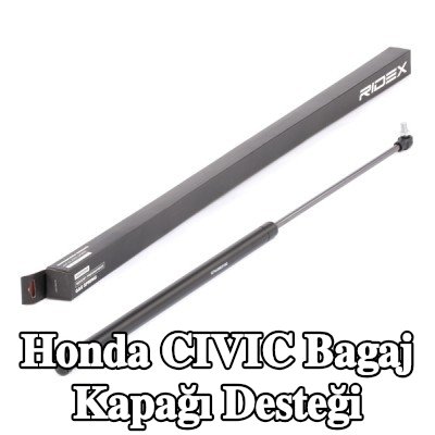 RIDEX Bagaj kapağı destek kolu Arka, 635mm — 1990 Honda Civic