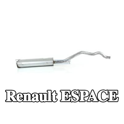WALKER كاتم الصوت الأوسط 1620mm, بدون قطع التثبيت — 1995 Renault Espace