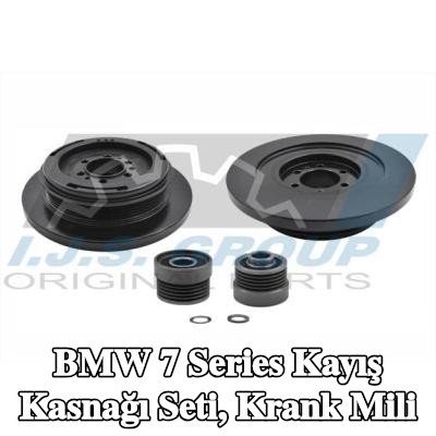 IJS GROUP Kayış Kasnağı Seti, krank mili — 2001 BMW 7 Series