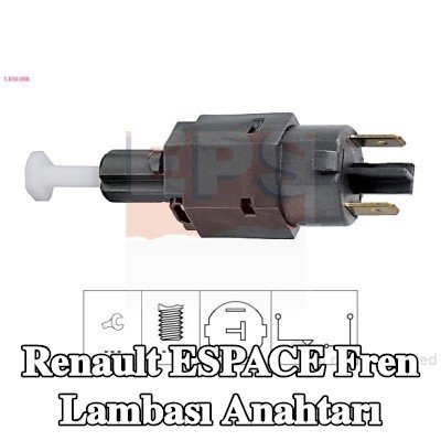 EPS Fren Lambası Anahtarı İtalya'da Üretilmiştir - OE Eşdeğeri — 1990 Renault Espace