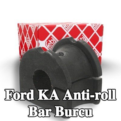 FEBI BILSTEIN Ön aks stabilizatör çubuğu burcu, 15mm, Kauçuk, Kumaş astarlı kauçuk — 2002 Ford Ka