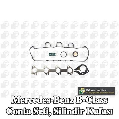 BGA Conta seti, valf kapağı contalı silindir kafası, valf gövdesi contalı, silindir kafası contası olmadan — 2017 Mercedes-Benz B-Class