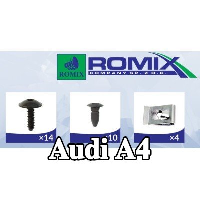 ROMIX بطانة قوس العجلة الجناح, داخلي — 2002 Audi A4