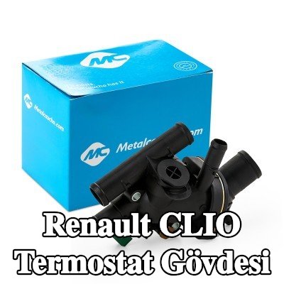 Metalcaucho Aksesuarları ile birlikte termostat muhafazası, contalı/sızdırmaz, sensörlü, termostatlı — 2002 Renault Clio