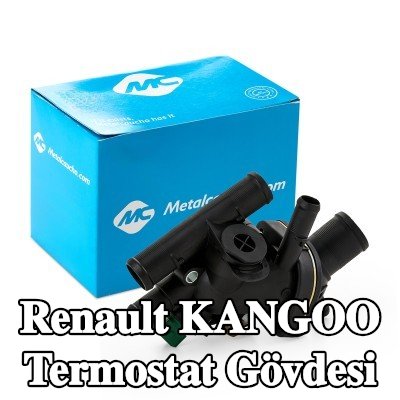 Metalcaucho Aksesuarları ile birlikte termostat muhafazası, contalı/sızdırmaz, sensörlü, termostatlı — 2002 Renault Kangoo
