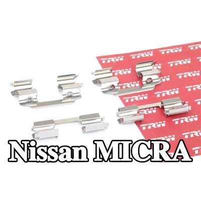 TRW طقم تركيب وسادات الفرامل — Nissan Micra