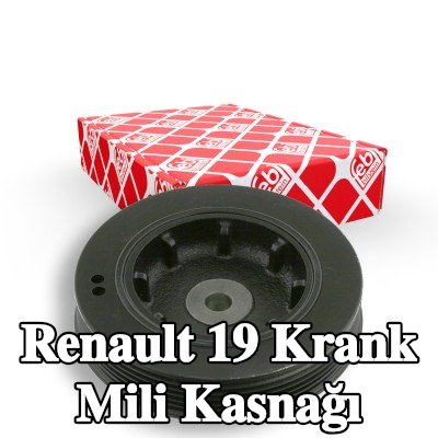 FEBI BILSTEIN Krank mili için krank mili kasnağı — Renault 19