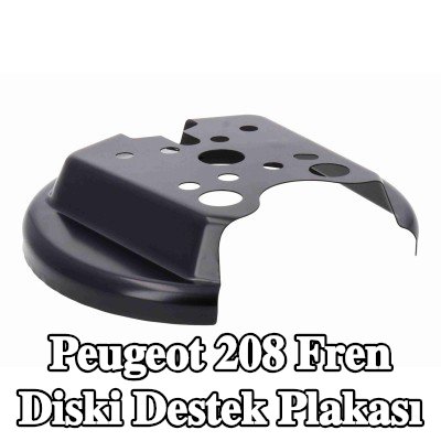 VAICO Fren diski destek plakası Arka Aks — Peugeot 208