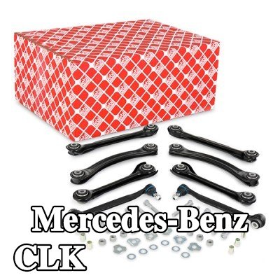 FEBI BILSTEIN طقم إصلاح ذراع التحكم المحور الخلفي, مع مواد تثبيت/تركيب, توربو OE جديد — 2000 Mercedes-Benz Clk
