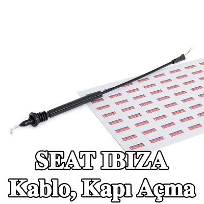 TOPRAN Kablo, sol ön kapı açma kolu, Sağ ön — 2002 SEAT Ibiza