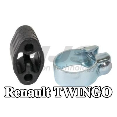 HJS طقم تركيب العادم مع مشبك — 2012 Renault Twingo