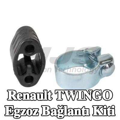 HJS Kelepçeli egzoz bağlantı kiti — 2012 Renault Twingo