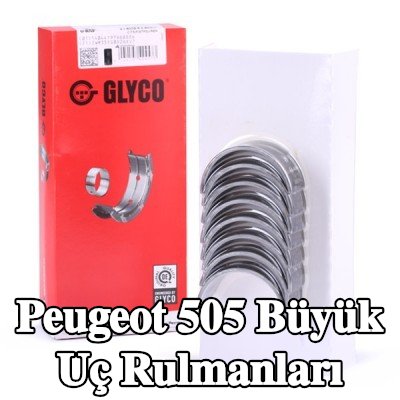 GLYCO Büyük Uç Yatakları Çelik tabanlı alüminyum alaşımı — Peugeot 505