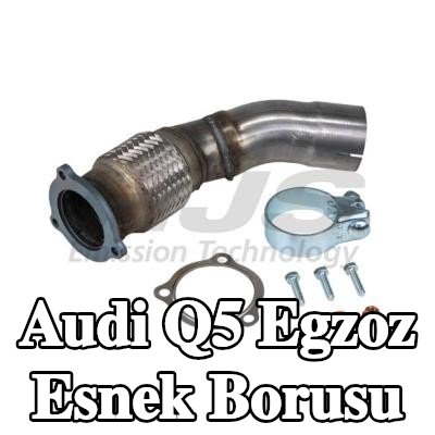 HJS Egzoz esnek borusu Giriş, sabitleme malzemesi ile — Audi Q5