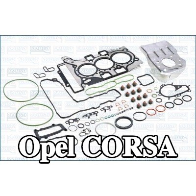 AJUSA مجموعة حشيات كاملة, محرك مزود بحشية رأس الأسطوانة, مع أختام ساق الصمام — Opel Corsa
