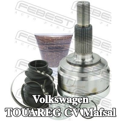 FEBEST Arka aks CV mafsalı, Tekerlek Tarafı — 2012 Volkswagen Touareg