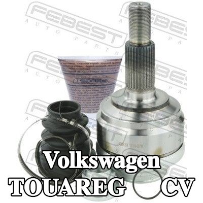 FEBEST مفصل CV المحور الخلفي, جانب العجلة — 2012 Volkswagen Touareg