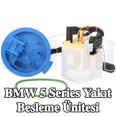 DELPHI Benzinli yakıt besleme ünitesi, contasız/sızdırmazlık elemanı olmadan, basınç sensörü olmadan — BMW 5 Series