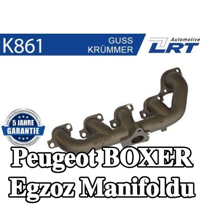 LRT Montaj parçaları ile egzoz manifoldu — Peugeot Boxer