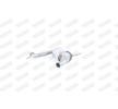 WALKER Orta susturucu 1110mm, montaj parçaları olmadan — Volkswagen Touran (6)