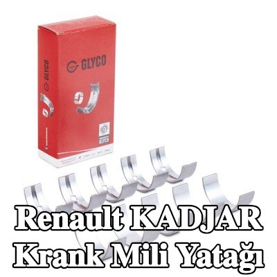 GLYCO Çelik tabanlı alüminyum alaşımlı krank mili yatağı — Renault Kadjar