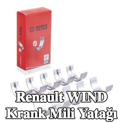 GLYCO Çelik tabanlı alüminyum alaşımlı krank mili yatağı — Renault Wind