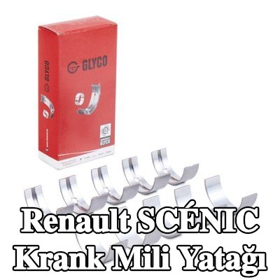 GLYCO Çelik tabanlı alüminyum alaşımlı krank mili yatağı — Renault Scénic