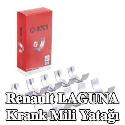 GLYCO Çelik tabanlı alüminyum alaşımlı krank mili yatağı — Renault Laguna