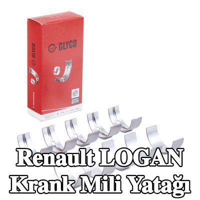 GLYCO Çelik tabanlı alüminyum alaşımlı krank mili yatağı — Renault Logan