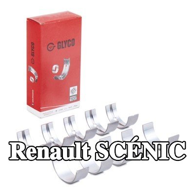 GLYCO محمل العمود المرفقي من سبائك الألومنيوم على قاعدة فولاذية — Renault Scénic