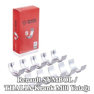 GLYCO Çelik tabanlı alüminyum alaşımlı krank mili yatağı — Renault Symbol / Thalia