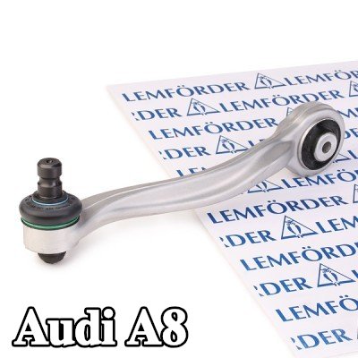 LEMFÖRDER ذراع التعليق للمحور الأمامي, الخلفي, يمين, علوي, مع حامل مطاطي — 2004 Audi A8