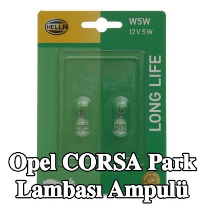 HELLA Park lambası ampulü — 1990 Opel Corsa