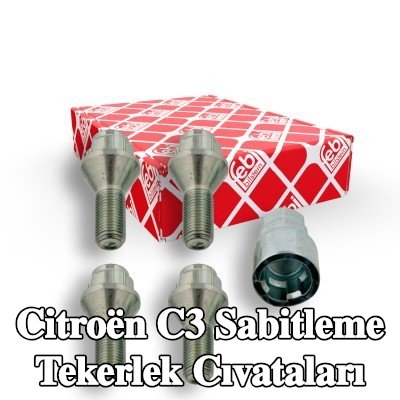 FEBI BILSTEIN Sabitleme tekerlek cıvataları — Citroën C3