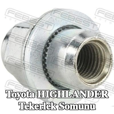 FEBEST Tekerlek Somunu — 2016 Toyota Highlander