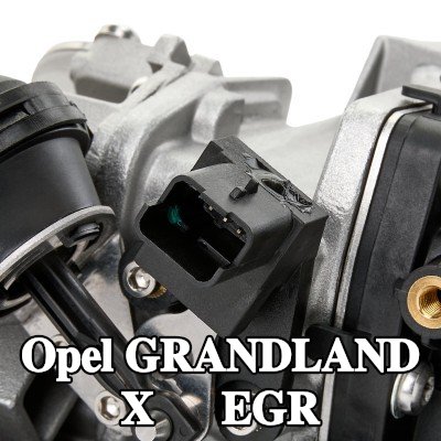 RIDEX مبرد EGR مع مبرد EGR, مع حشيات/مانعات تسرب — Opel Grandland X