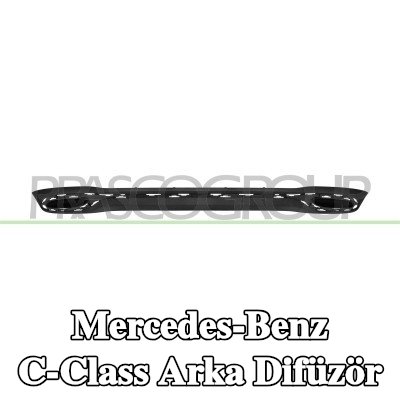 PRASCO Arka difüzör — 2021 Mercedes-Benz C-Class