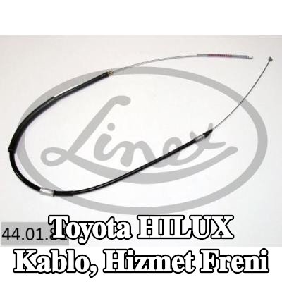 LINEX Kablo, hizmet freni — Toyota Hilux