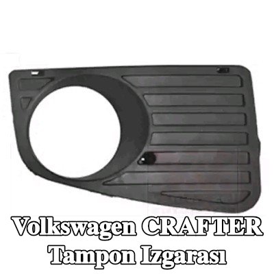 VAN WEZEL Tampon ızgarası Sağ Ön, sis farları için delikli — 2012 Volkswagen Crafter